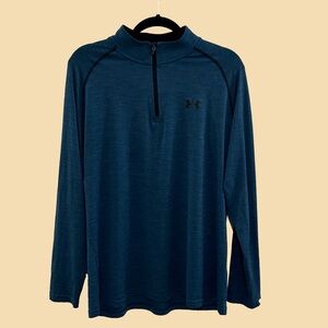 Dusty Teal Under Armor quarterzip